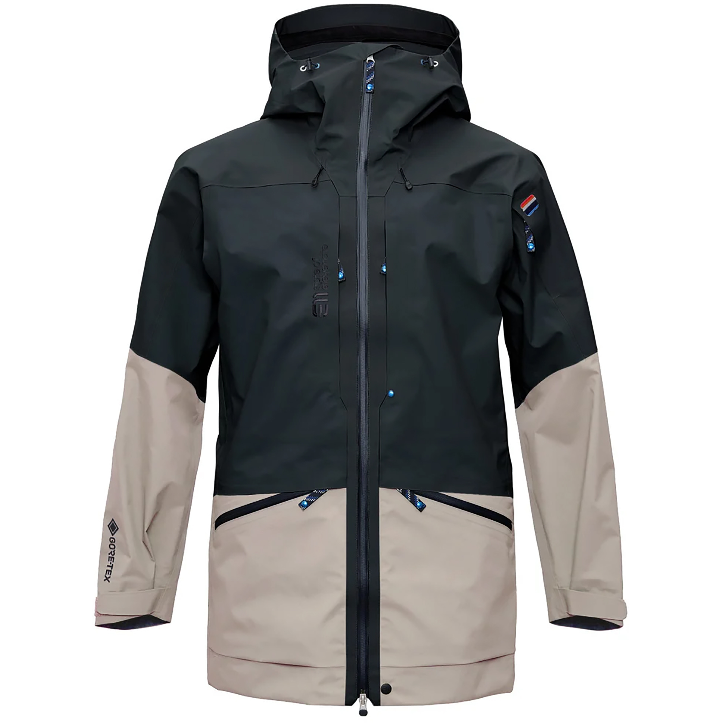 Elevenate Pure 100 Herren Regenjacke grau Größe S Skifahren | Freeride Wasserabweisend