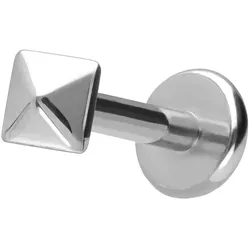 Titan Labret mit Push Fit PYRAMIDE