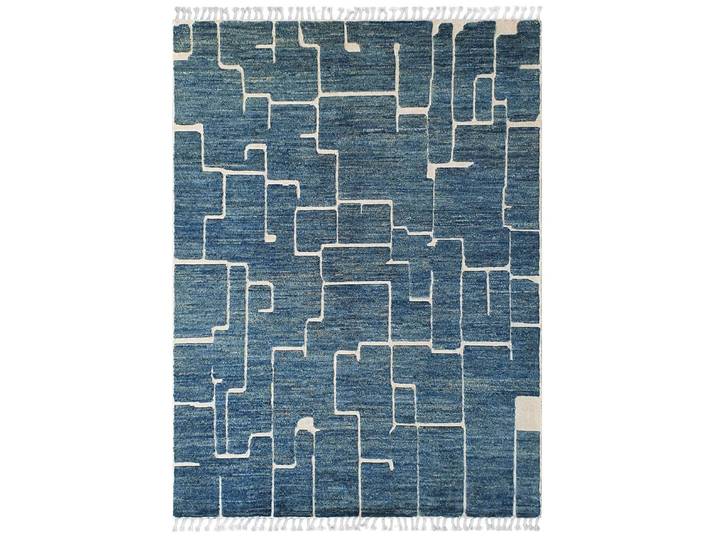Berber Maroccan Style Teppich 173x232 Handgeknüpft Modern Orientteppich Designteppich Wolle