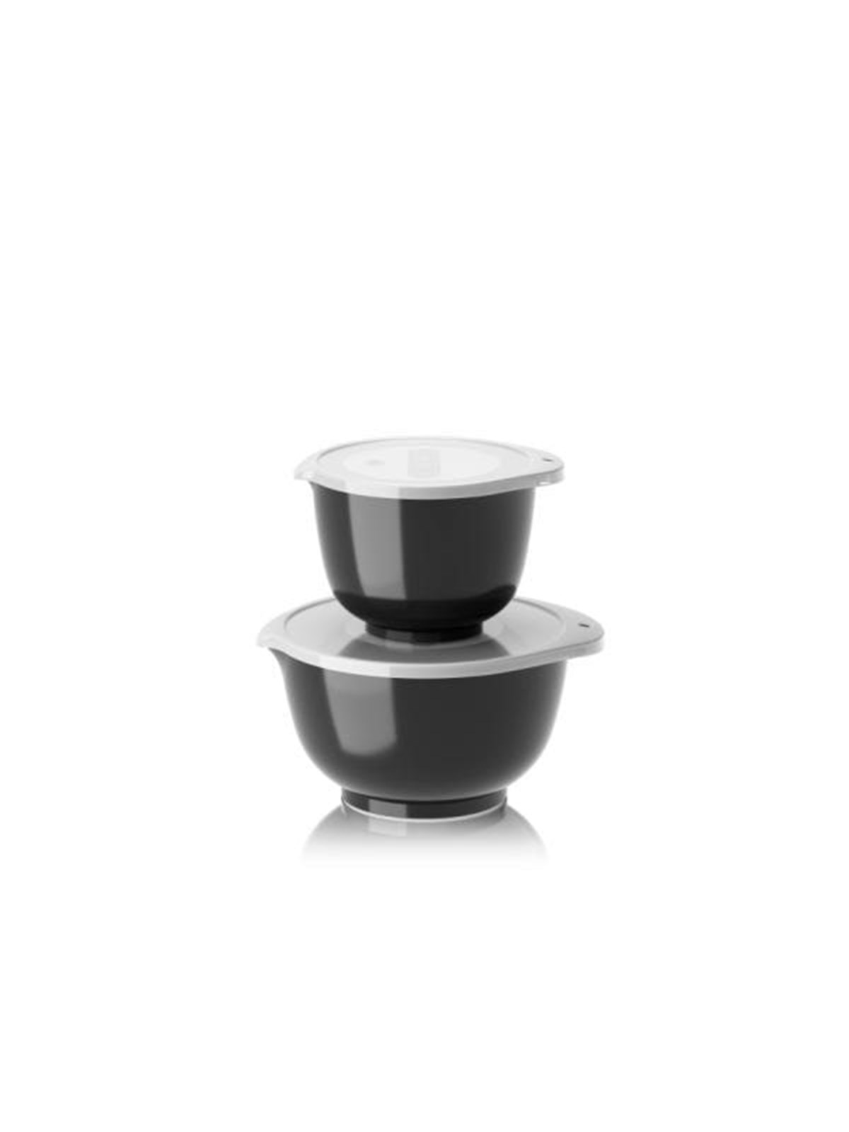 Rosti - Margrethe bowls Set of 2 + lids - Black