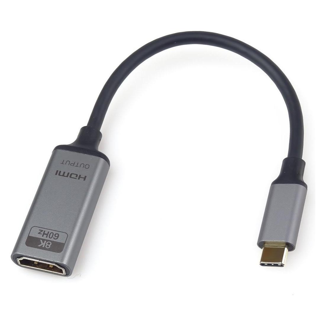 PremiumCord Adaptér USB-C na HDMI rozlišení obrazu 8K@60Hz,4K@144Hz, 20cm (HDMI) (ku31hdmi24)