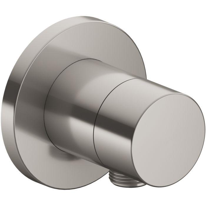 Keuco Ixmo Fertigmontageset 59548070101 Unterputz-3-Wege-Umstellventil, Schlauchanschluss, Griff Pure, rund, Edelstahl-finish