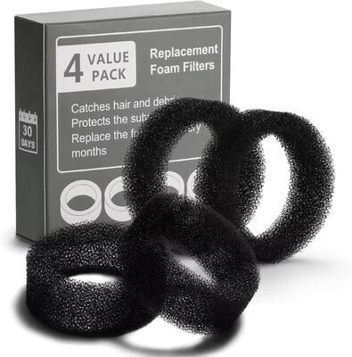 Uplift Essentials "Precision Replacement ""Ultra Quiet"" Fountain Pump 4pcs Filters"
