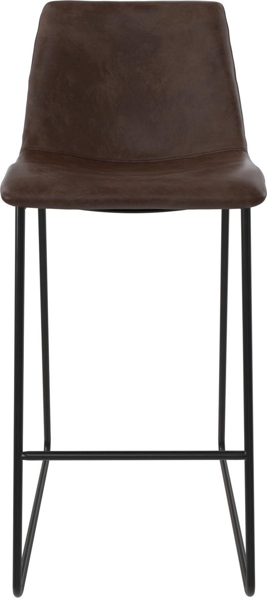 Bowden Barkruk - Bruin Kunstleer