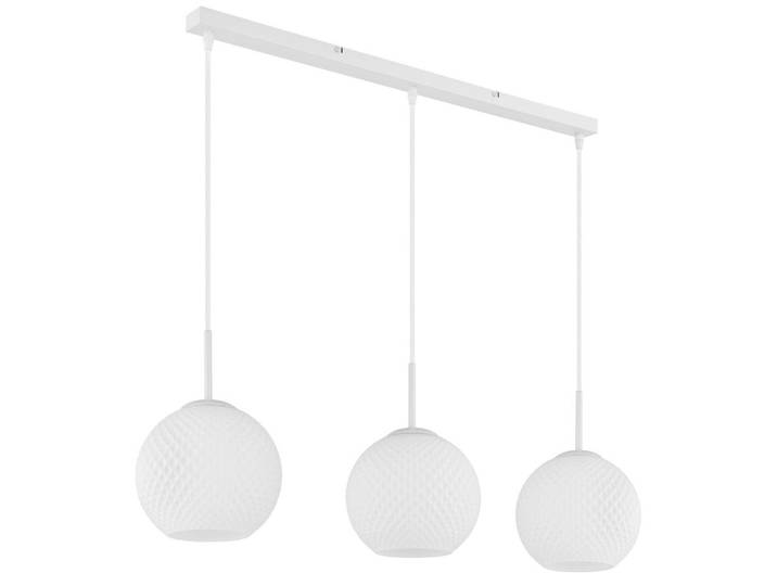 Globo Hängeleuchte Andre, Weiß, Metall, Glas, 20x120x90 cm, CE, beliebig kürzbar, Lampen & Leuchten, Innenbeleuchtung, Hängeleuchten, Pendelleuchten