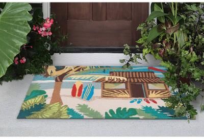Liora Manne Lush Decor Frontporch Tiki Hut Indoor/Outdoor Rug