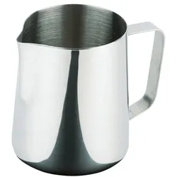 APS Milchkanne Universalkanne 1,6 L Edelstahl silber, 15.5x16 cm