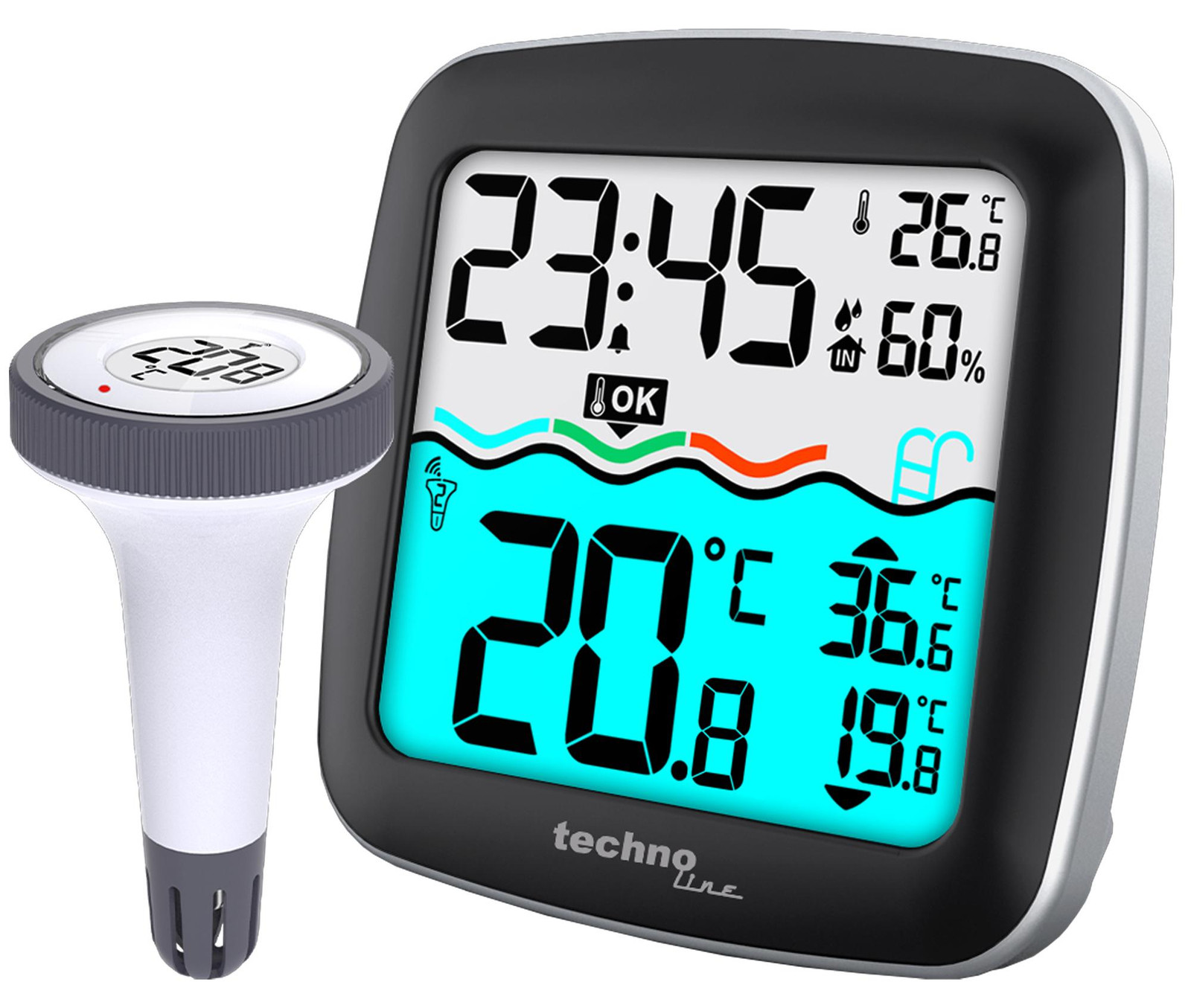 Technoline WS 9059 thermo-hygrometer inclusief AAA-alkalinebatterijen