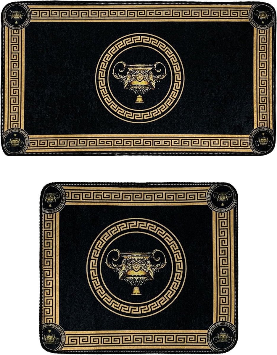 Antislip en absorberende badmat set voor badkamer decoratie