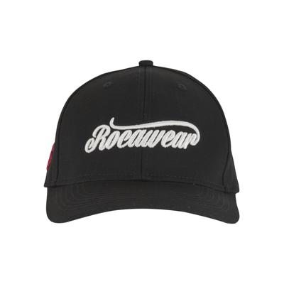 Snapback Cap ROCAWEAR "Rocawear Baseball cap Main", Herren, Gr. onesize, schwarz (jet schwarz), 100% Baumwolle, Caps