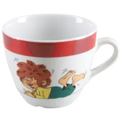 6er-Set CreaTable Kaffeetasse Pumuckl 210 ml Porzellan Bunt