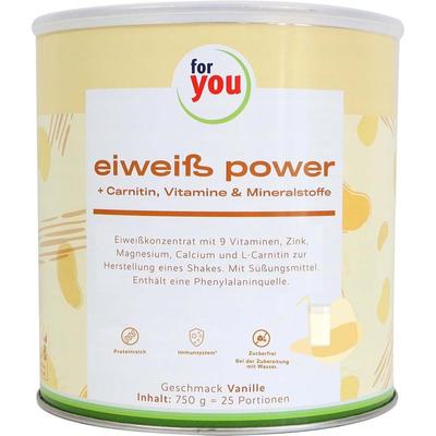 FOR YOU eiweiß power Vanille Pulver 750 g