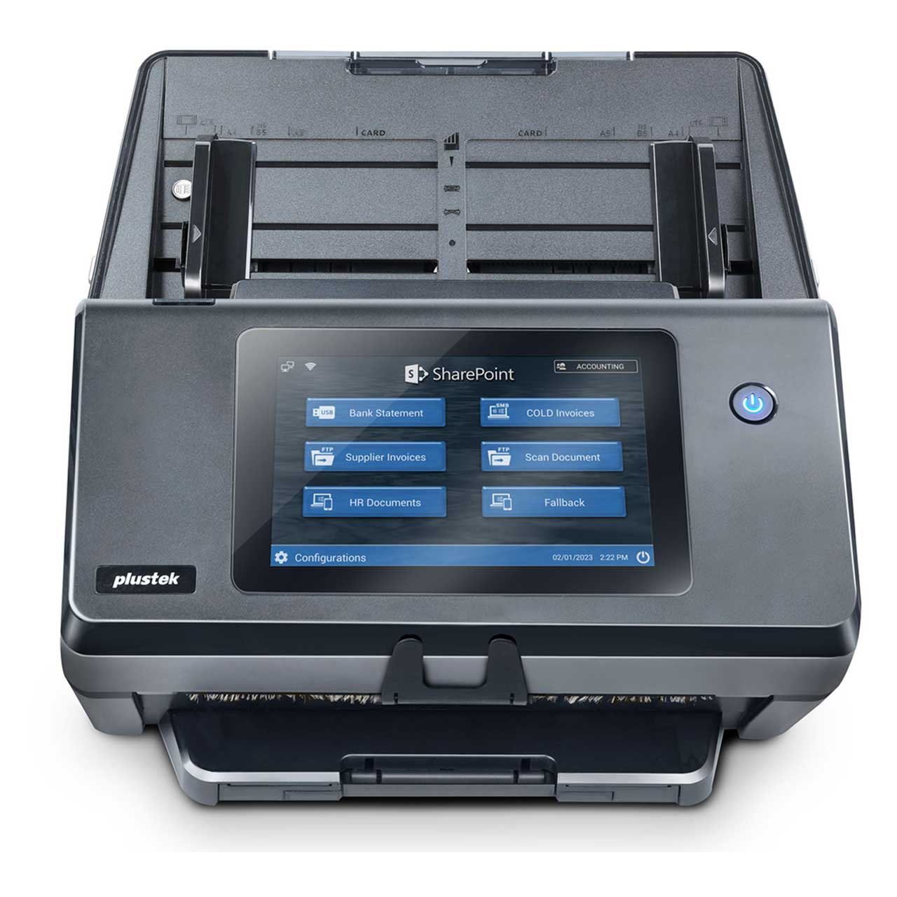 PLUSTEK eScan A450 Pro Netzwerkscan. 60ppm/A4/USB2.0/LAN/600dpi/100ADF