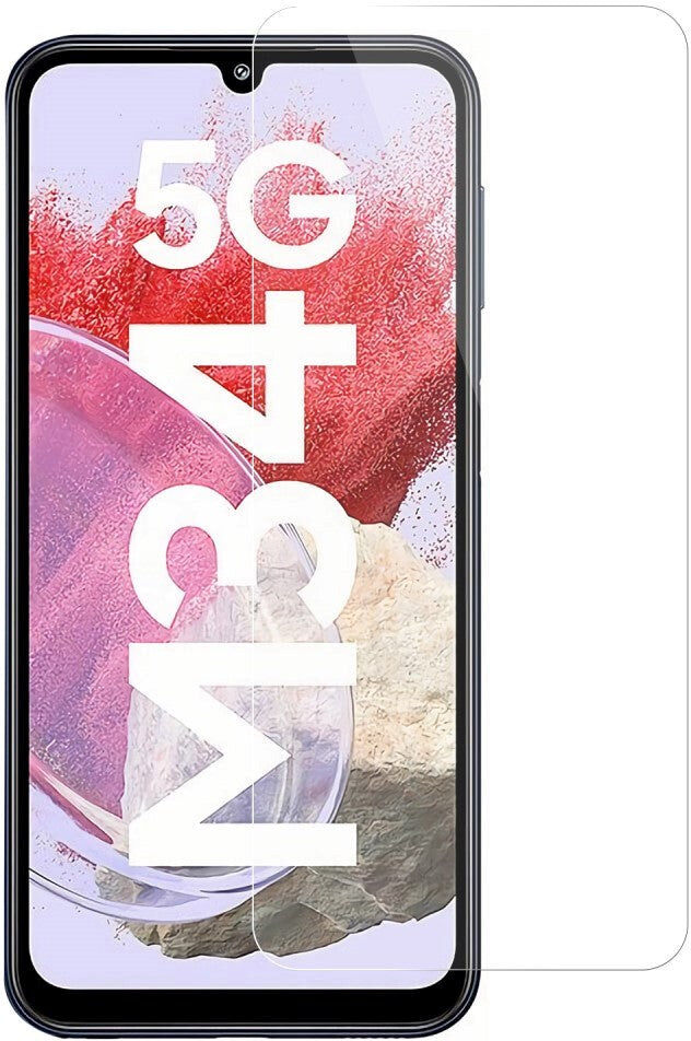 INCOVER Samsung Galaxy M34 (5G) / F34 (5G) Skærmbeskyttelse i Glas - Case Friendly - Gennemsigtig