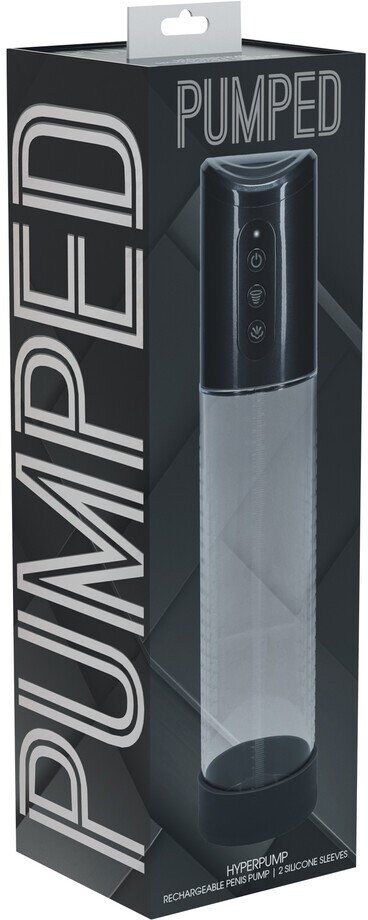Pumped HyperPump - Pompe à pénis rechargeable - Gun Metal