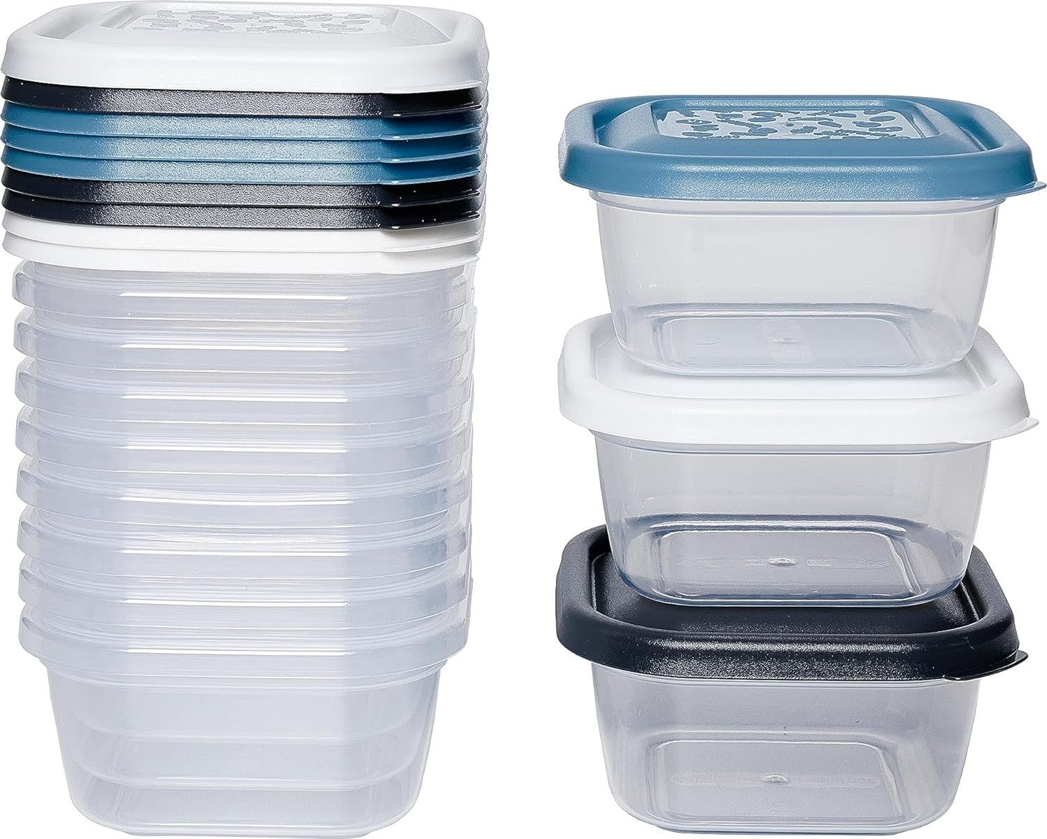 Set van 12 BPA-vrije vierkante vershouddozen