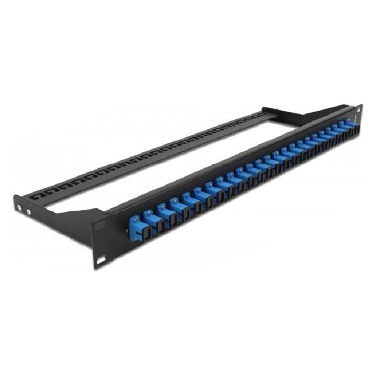 Delock 19? LWL Patchpanel 24 Port SC Simplex blau (43380)