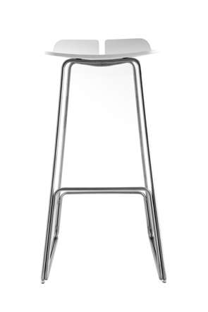 Lapalma Link Barhocker, Edelstahl (Edelstahl, 65cm, Eiche gebleicht) Edelstahl | 65cm | Eiche gebleicht S128KVS