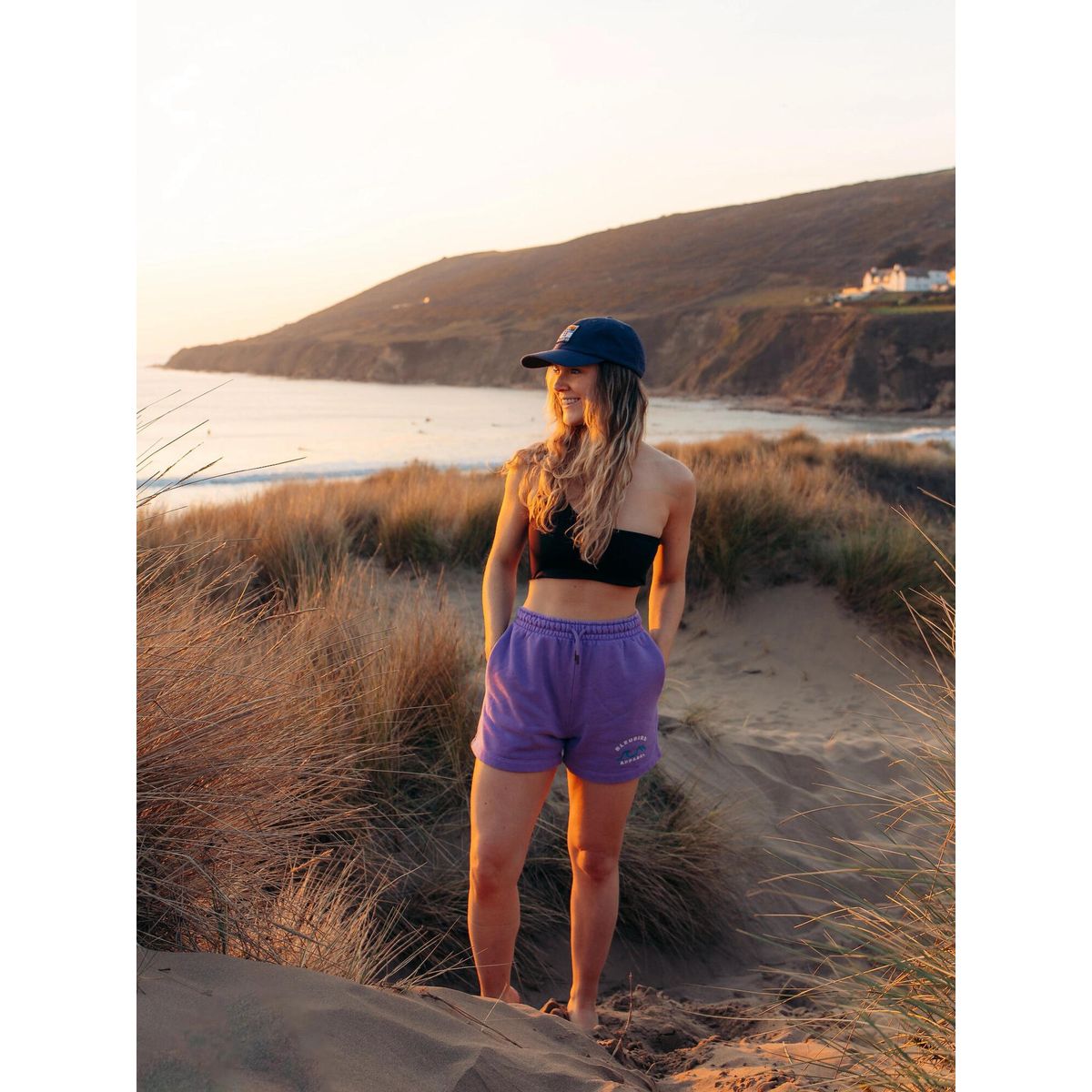 Bleubird Violet Horizon Womens Shorts violet M VIOLET-HOR-WSH-M