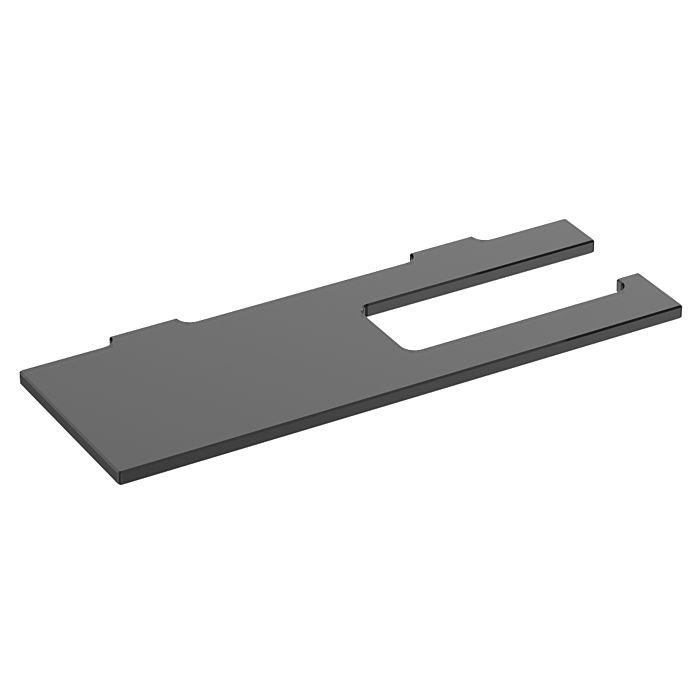 Keuco Edition 90 Glasablage 19073008000 Ersatz, verchromt/Rauchglas