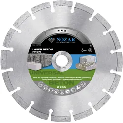 Nozar Diamant-Trennscheibe Laser Beton Profi 230 mm