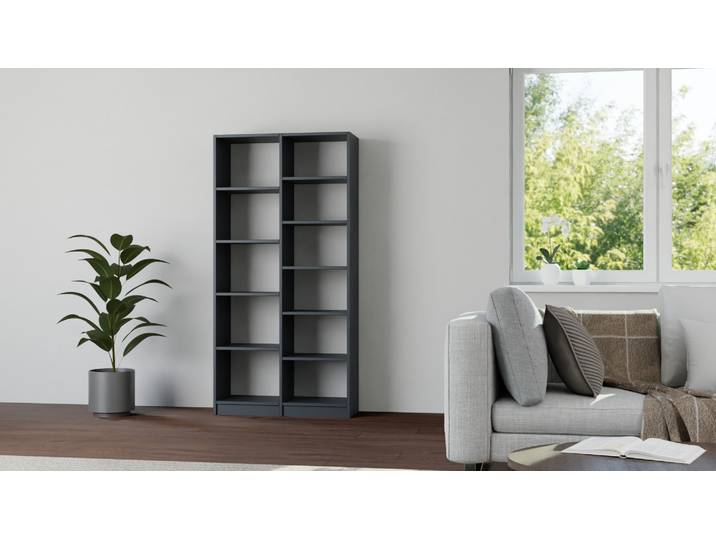 Regal schwarz Premium Dekore Schwarz