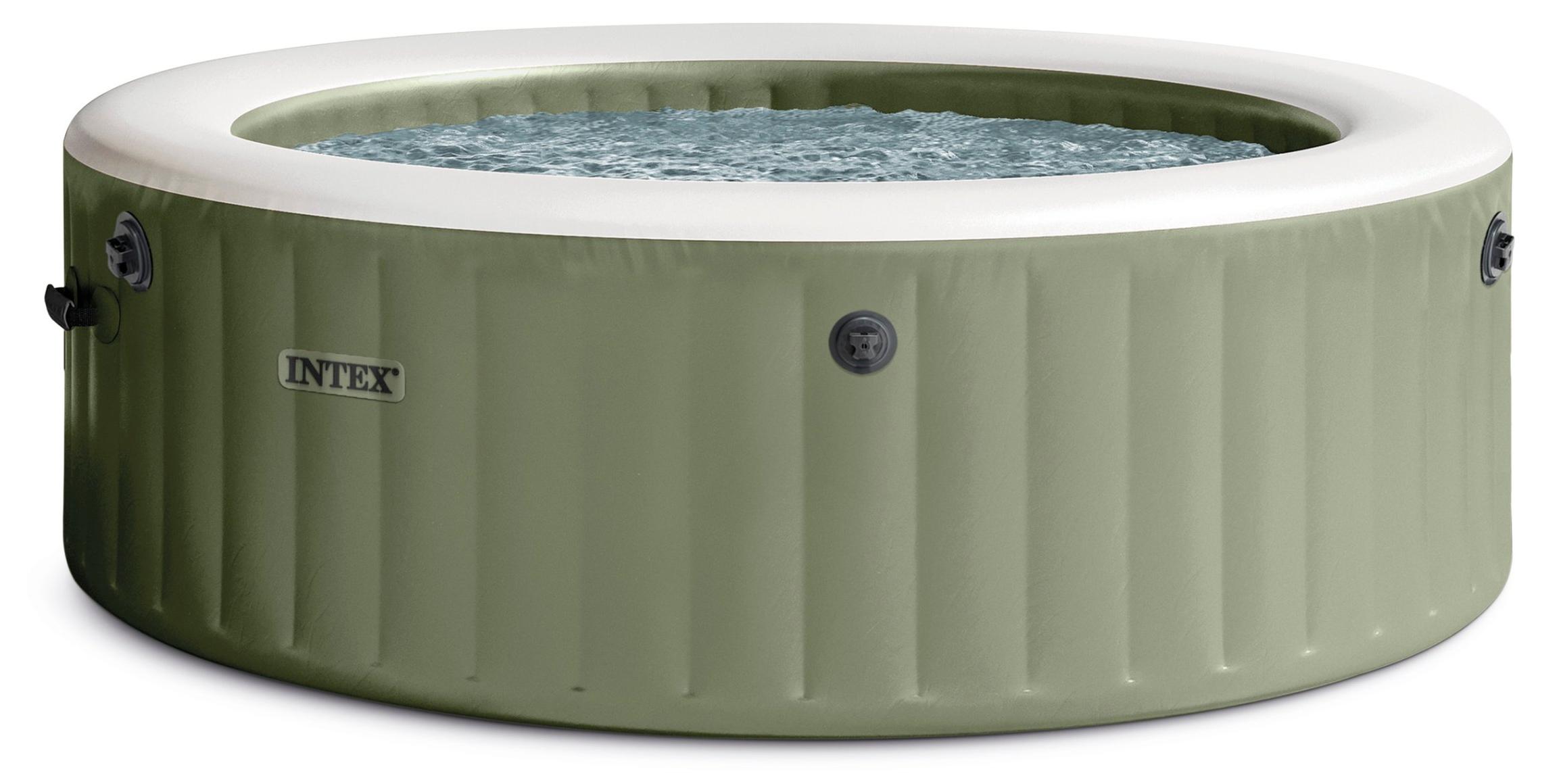 INTEX Whirlpool PureSPA Bubble Massage rund 216x71cm Spa aufblasbar 6 Personen
