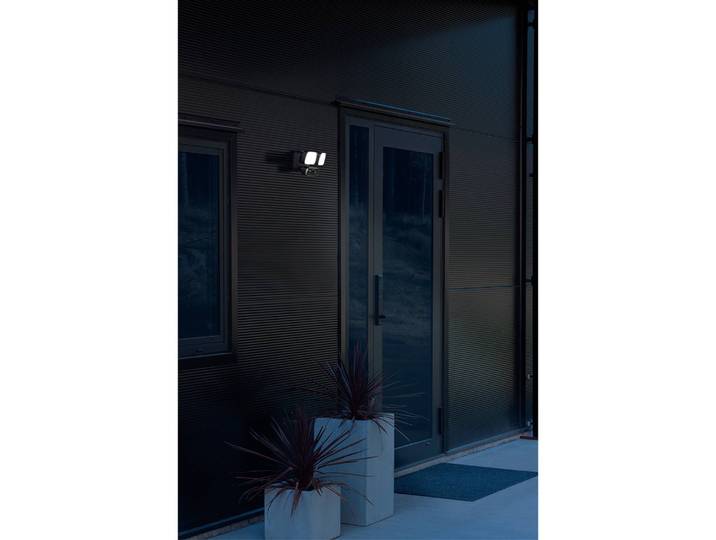 Applique murale LED Longes III 28 x 13 x 13cm Noir