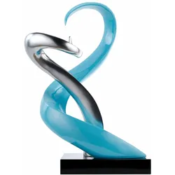 SKULPTUR Blau 45/63 cm