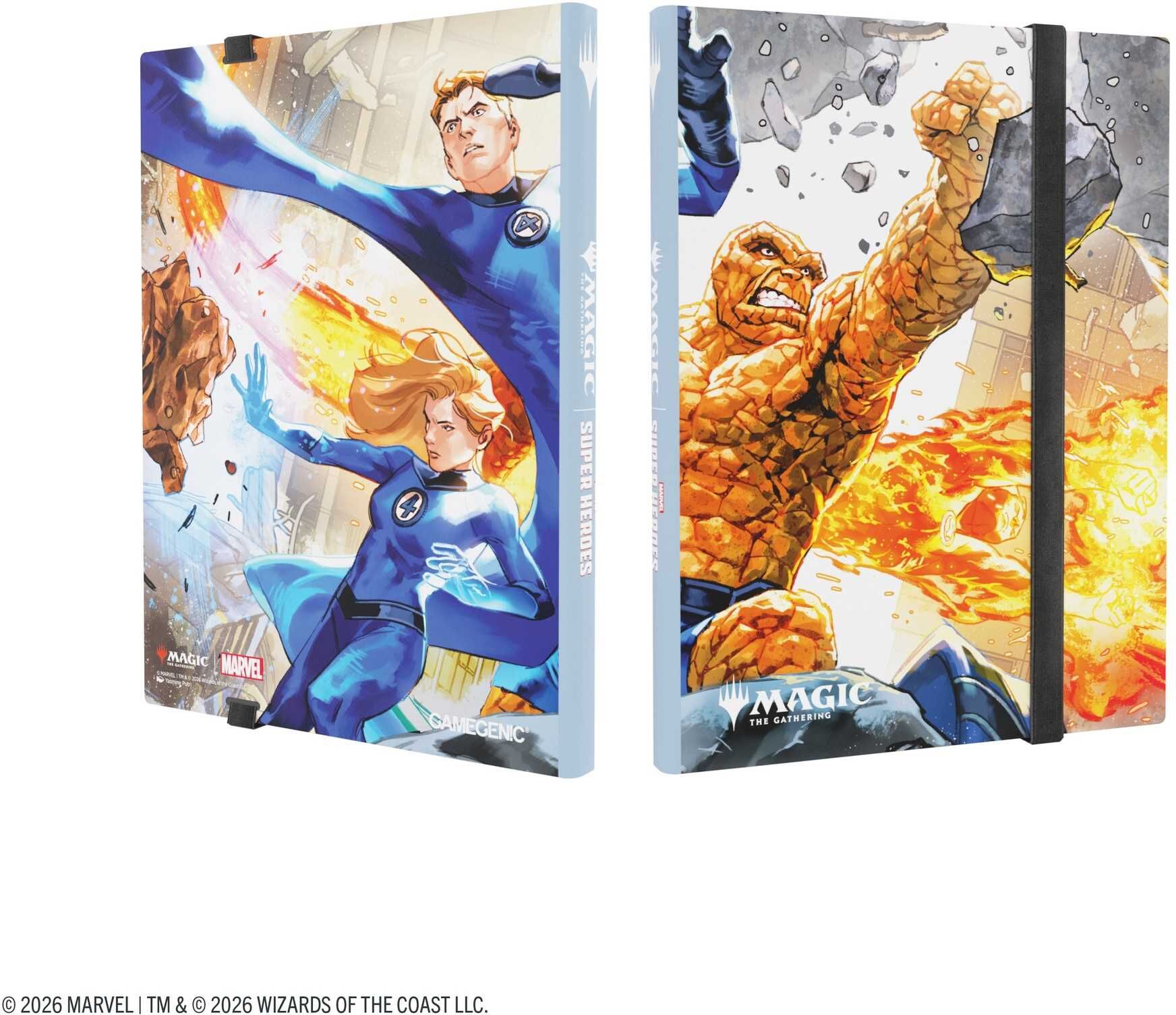 Gamegenic Magic: The Gathering Marvel Super Heroes Casual Album 18-Pocket – The Fantastic Four, Official Marvel Artwork, 360 Card Storage