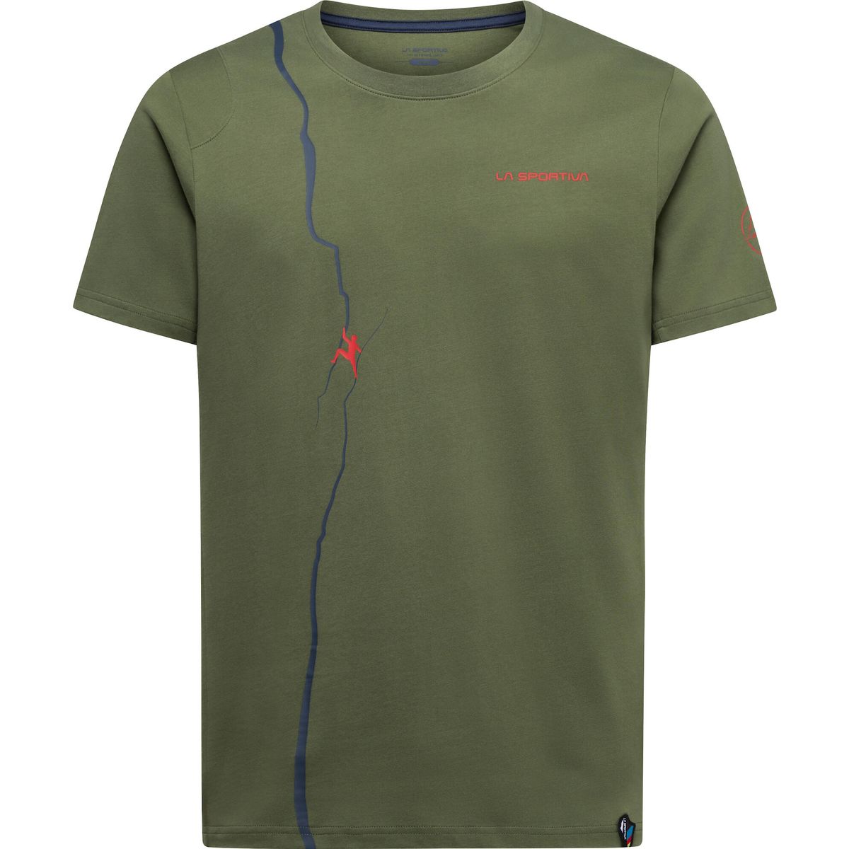 La Sportiva Route T-shirt Men cypress/night sky (E47B46) S ZACT161E47B46S