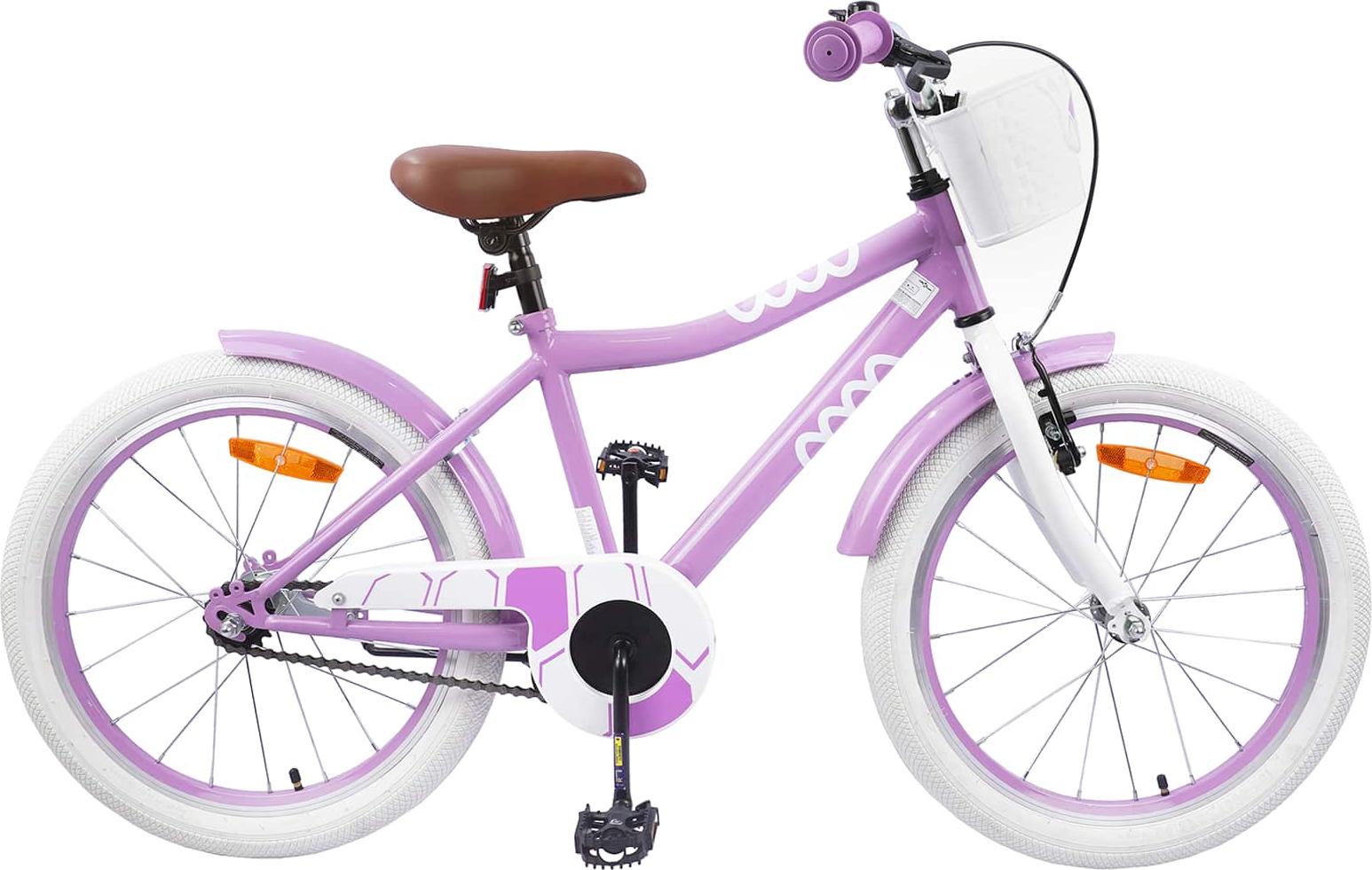 Kinderfahrrad 18 Zoll für 5-7 Jahre alt Lila