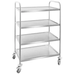 Royal Catering Helloshop26 - Servierwagen - 4 Ablagen - 200 kg Edelstahl 14_0000942