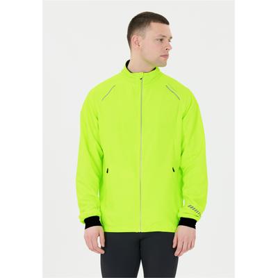 Laufjacke ENDURANCE "Earlington V2", Herren, Gr. XL, gelb (neongelb), 100% Polyester, unifarben, normal, ohne Ausschnitt, Jacken, wasserabweisend ausgerüstet