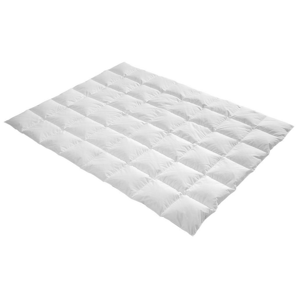 Billerbeck Daunenduvet , Weiss , Textil , Füllung: Federn, Daunen , 160x210 cm , temperaturausgleichend, feuchtigkeitsregulierend, weich und anschmiegsam, reines Naturprodukt, passt sich perfekt der Körperform an, für alle Schlafpositionen geeignet, atmungsaktiv, luftdurchlässig , Heimtextilien, Kopfkissen & Duvets, Duvets, Daunendecken