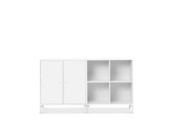 Montana Pair Sideboard New white 101, Beine weiß lackiert