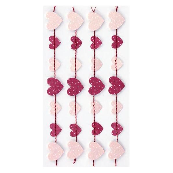 Artoz Aufkleber Artwork Herzgirlande (6 Sticker) (185560-97)