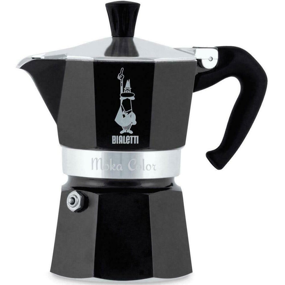 Bialetti Moka Express koffiezetapparaat 1 kopje zwart