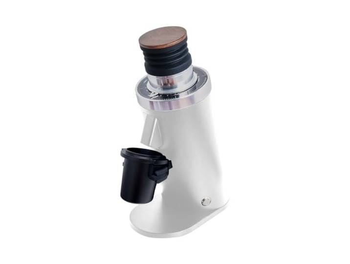 ROASTLY DF64 Kaffeemühle Gen 2 II V2.5, Berühmtes White Label, Elektrische Einzeldosis-Kaffeemühle, Nahezu Retentionsfrei (Weiß)