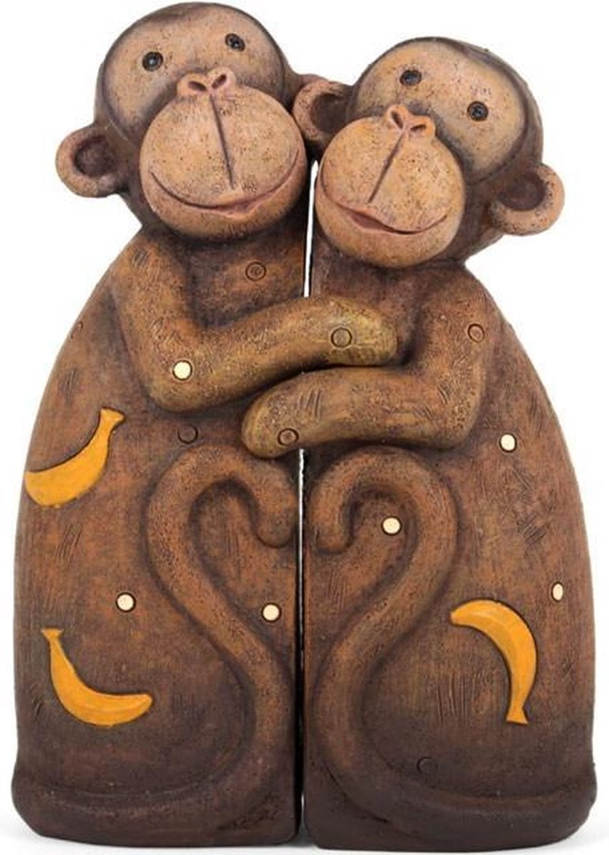 Something Different Beeld Monkey Family Bruin