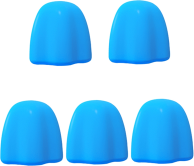 Everyday Crate Self Sealing Silicone Toothpaste Cap Set For Easy Squeeze And No Waste blue