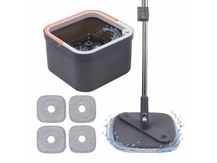 Relaxdays Wischmopp Set mit Frischwassertank
