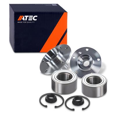 Atec 2x Radlager + 2x Radnabe hinten [Hersteller-Nr. 40668376] für BMW