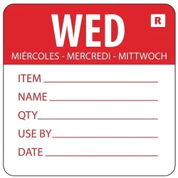 Vogue Farbcodesticker Mittwoch