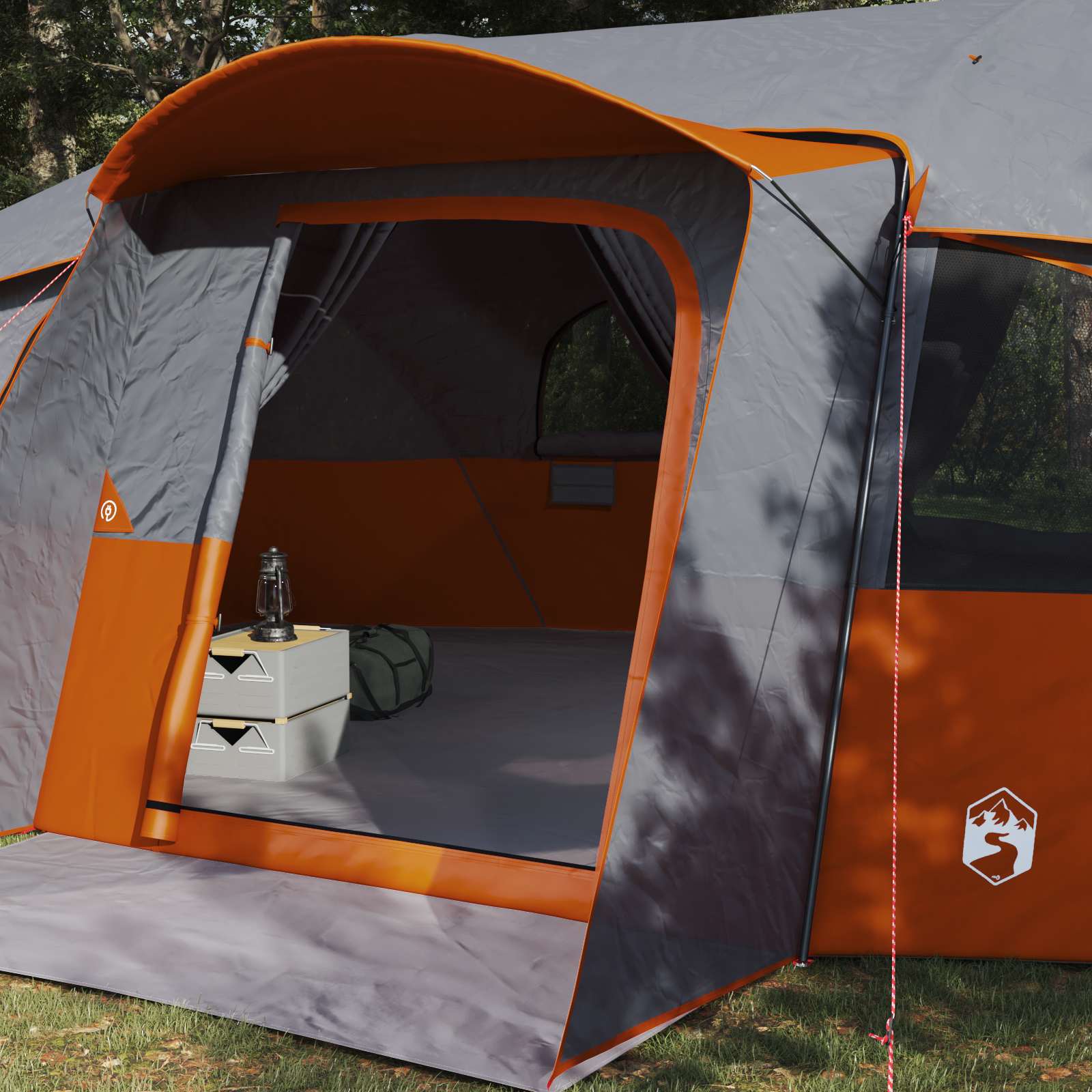 vidaXL Tente familiale avec auvent imperméable 18 personne