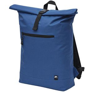 Böttcher-AG Rucksack 60 cm, mit Laptopfach, Rolltop, blau, recyceltes PET, 25 Liter
