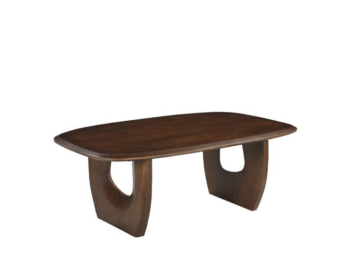 Table basse en bois - bois foncé