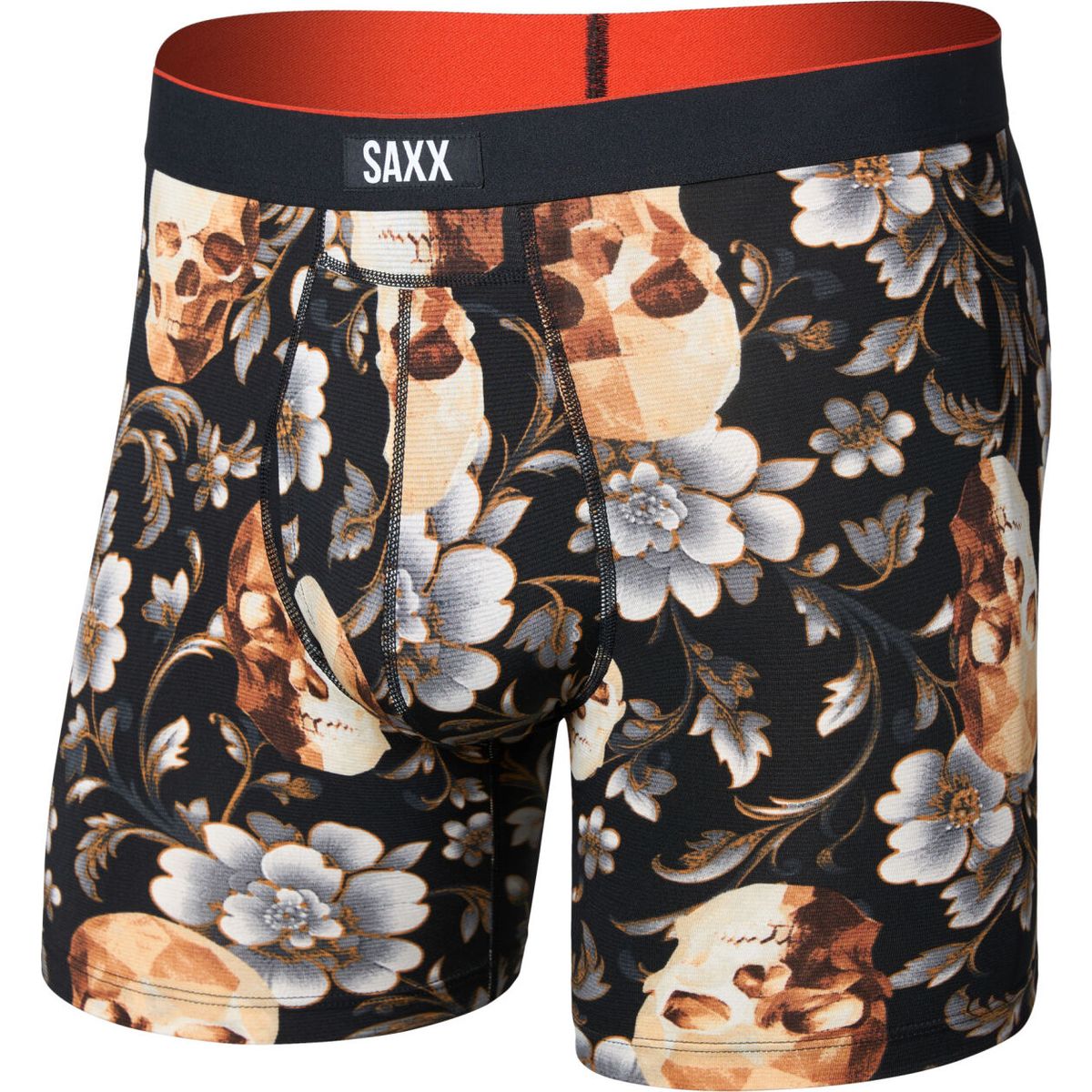 Saxx Multi-sport Mesh Boxer Brief FLY gold skull-black (GDK) XXL SXBB75F-GDK-XXL