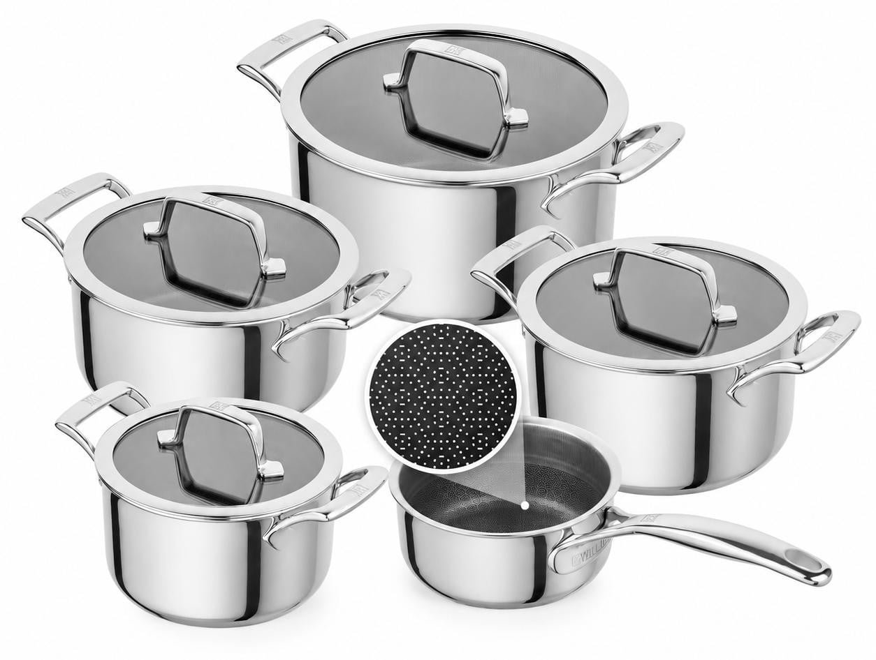Zwilling Peak kookpan set, 5-delig, 18/10 roestvrij staal