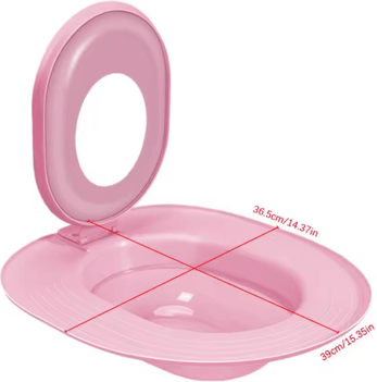 Inspire Picks Reusable Cat Toilet Training Kit For Easy Litter Free Potty Training pink